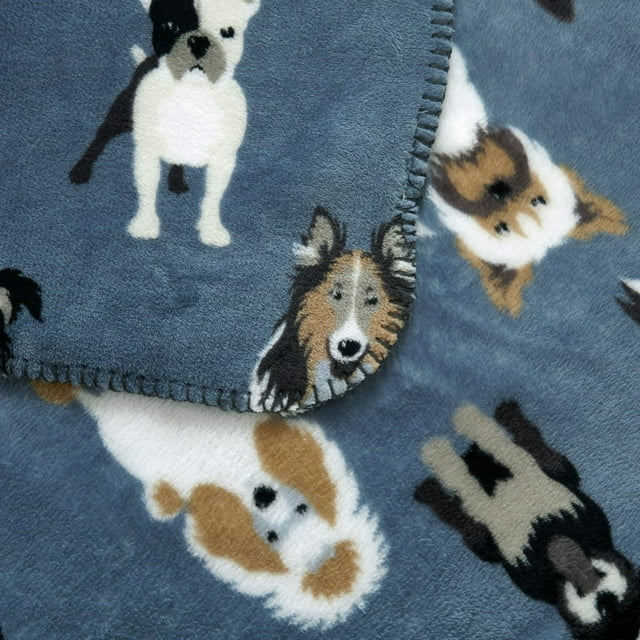 Blue Plush Throw Blanket 50 Blue Plush Throw Blanket 50